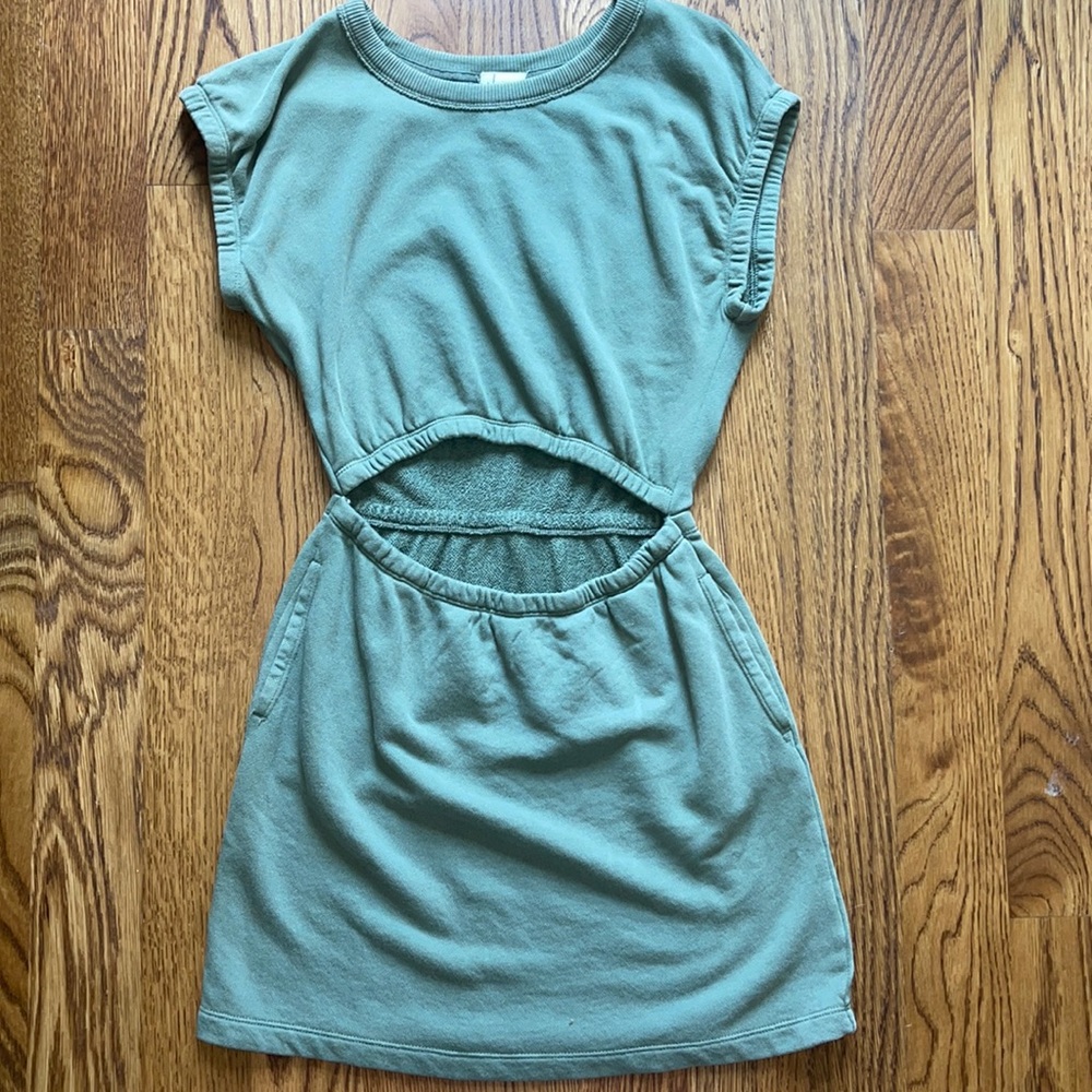 Aerie Army Green Dress